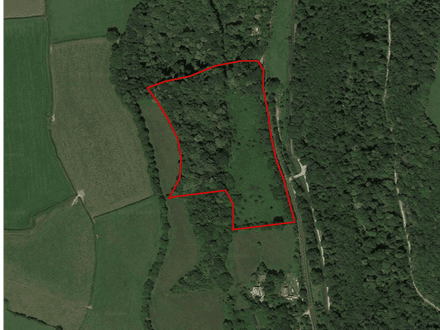 9.7 acres of Land & Woodland at Levalso Meor